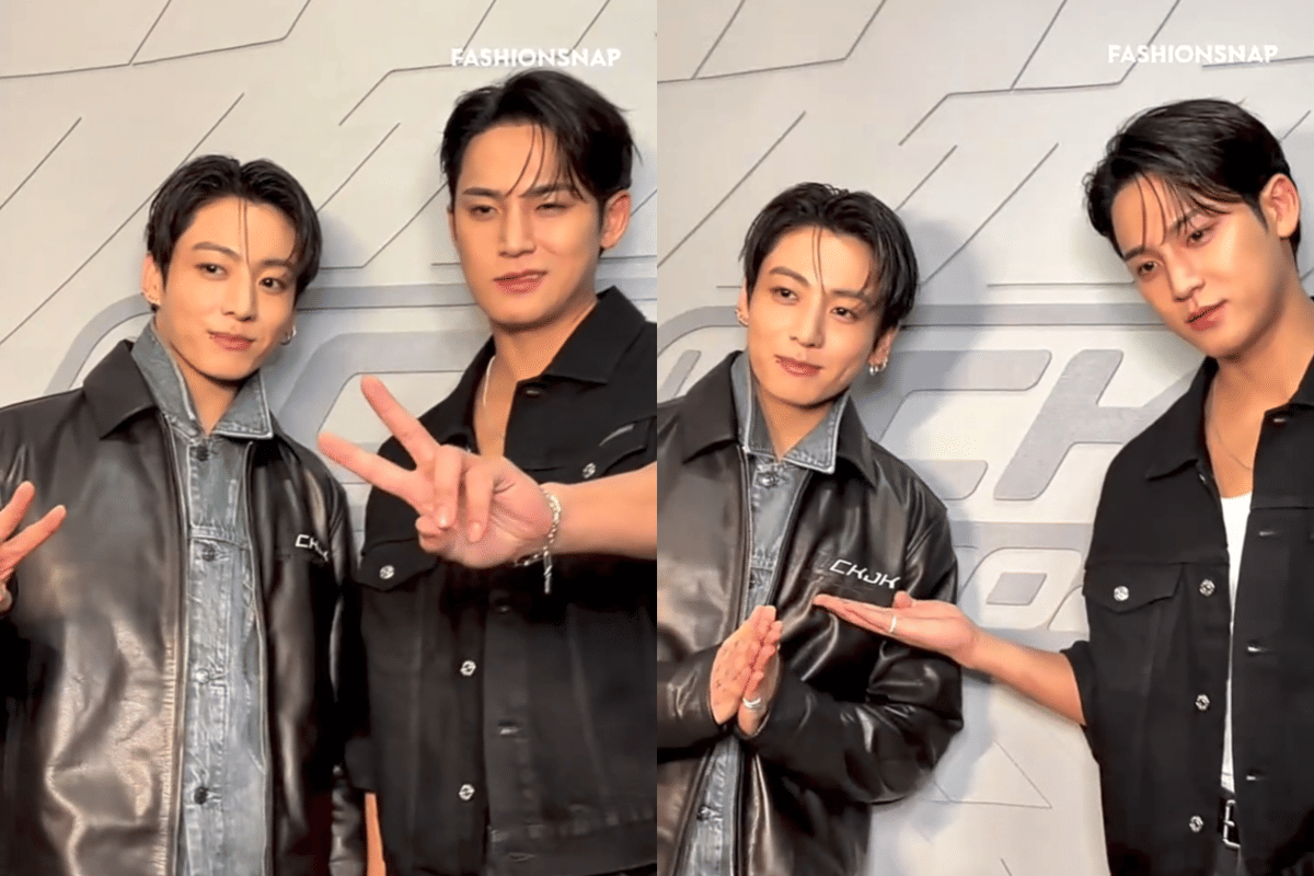 7 Potret Jungkook BTS dan Mingyu SEVENTEEN di Event Calvin Klein Tokyo