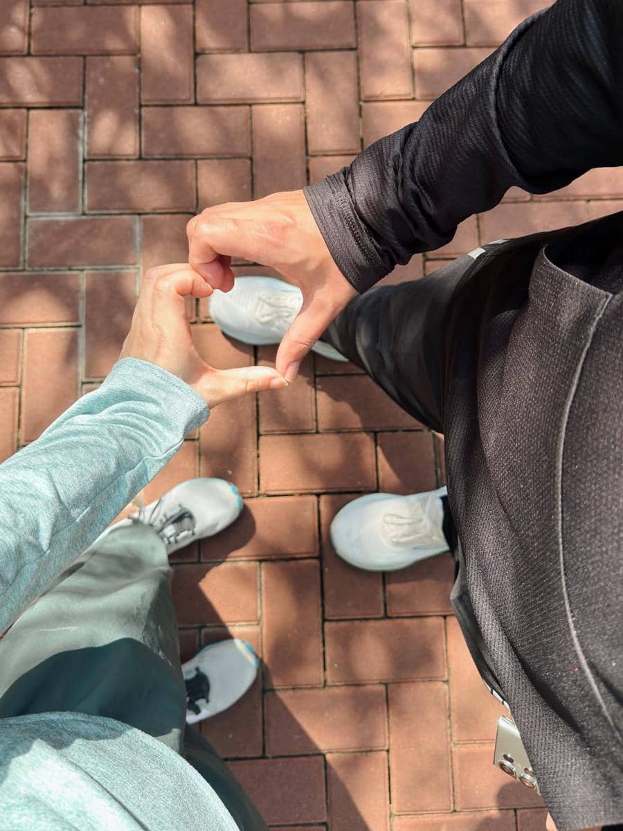 Tantri Namirah dan Haykal Kamil jogging di Ragunan