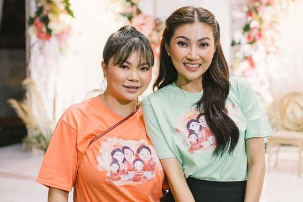 7 Potret Kedekatan Sarwendah dengan Adiknya, Wendy Lo