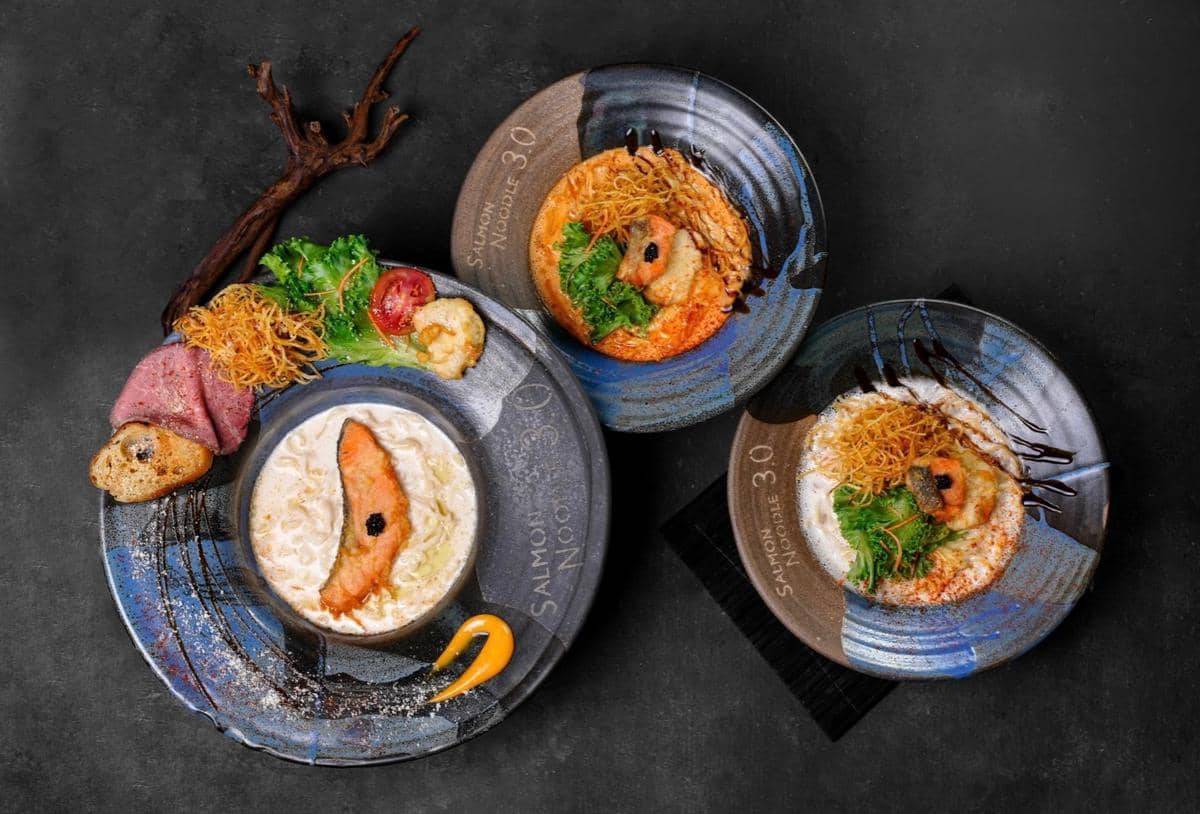 Surabaya Titik Awal Ekspansi Kuliner Mie Salmon Jepang Versi Halal