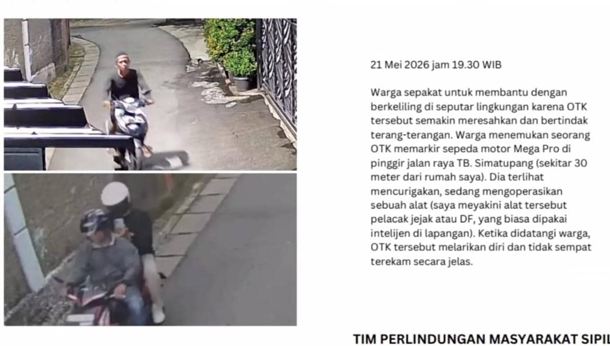 Islah Bahrawi saat memaparkan penguntitan yang dialami dalam jumpa pers bertajuk Menyikapi Intimidasi dan Teror Terhadap Masyarakat Sipil di