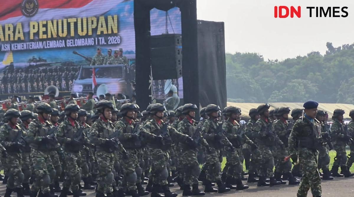 1.758 ASN Lulus Latihan Dasar Militer Komcad Gelombang Pertama