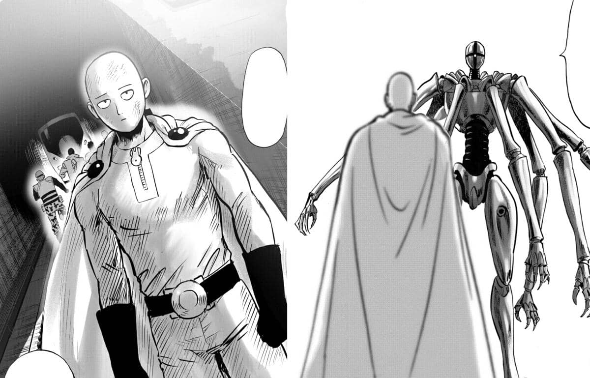 Pembahasan One Punch Man Bab 232, Saitama Muncul Melawan Mirror!