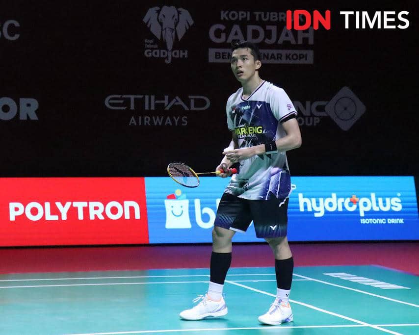 Alwi Farhan vs Jonatan Christie di 16 Besar Indonesia Open 2026, Kamis (4/6/2026). 