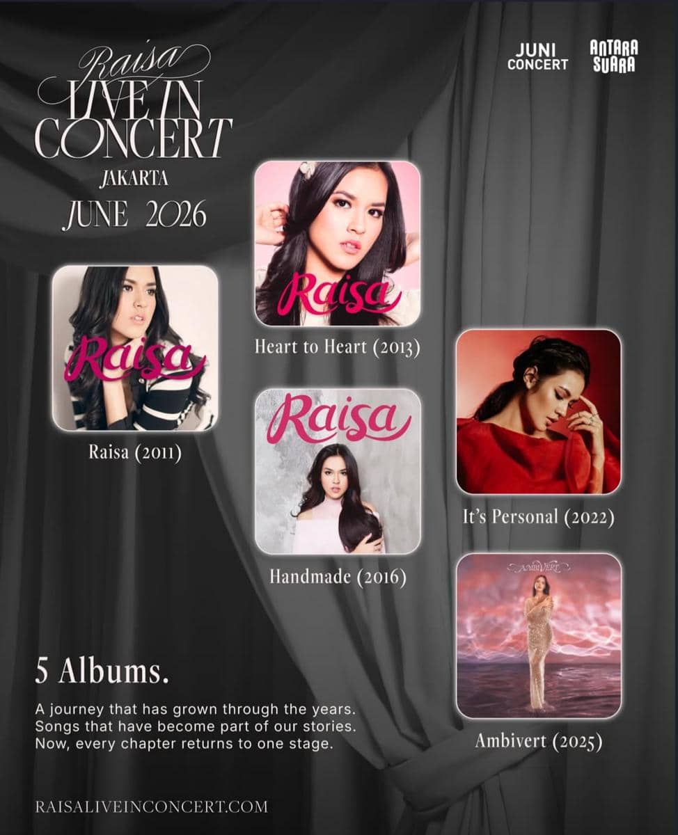 Prediksi Setlist konser Raisa Jakarta 2026 