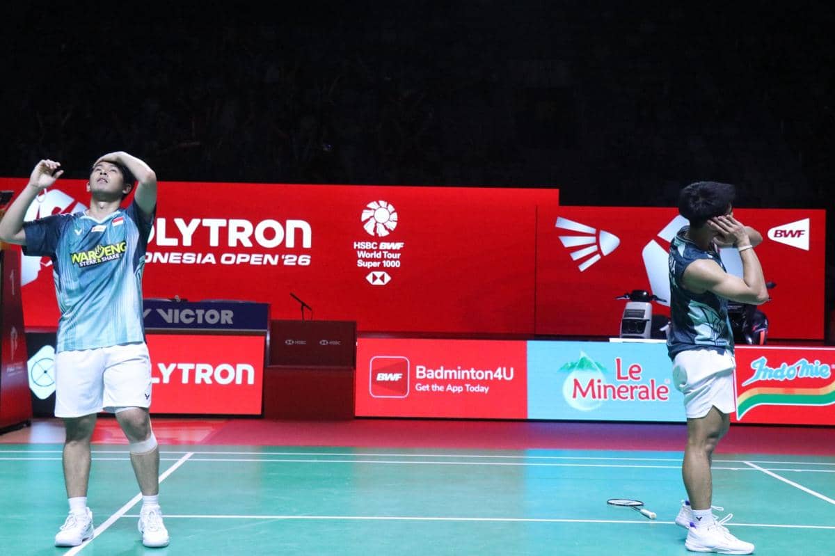 Sabar/Reza tampil di Indonesia Open 2026.