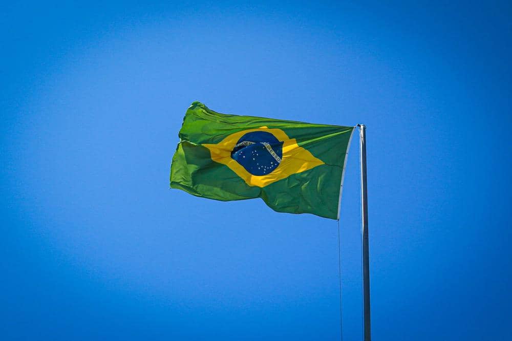 ilustrasi bendera Brasil