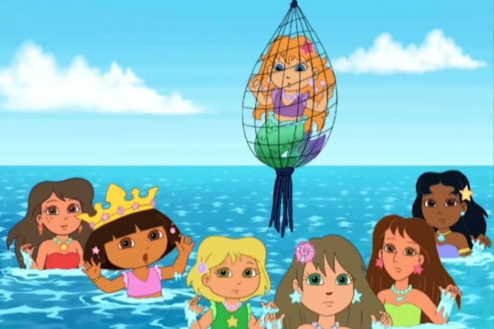 cuplikan episode "Dora Saves the Mermaids"