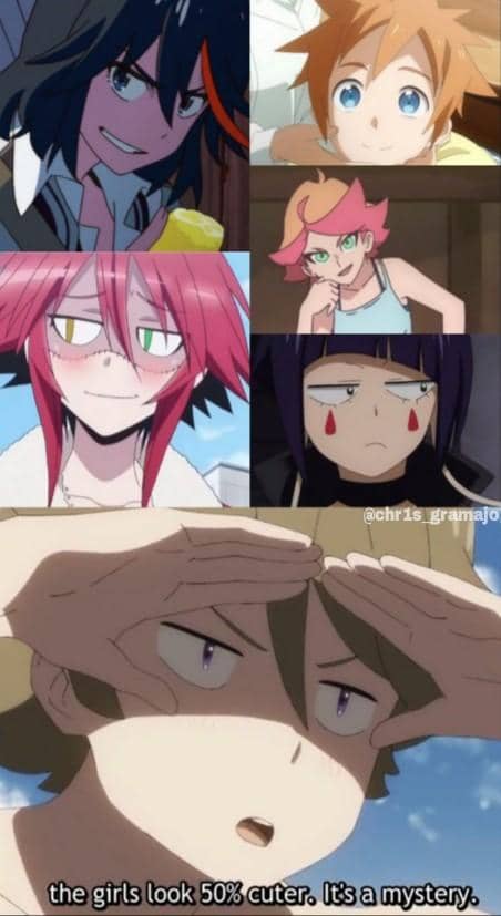 meme anime cewek rambut pendek