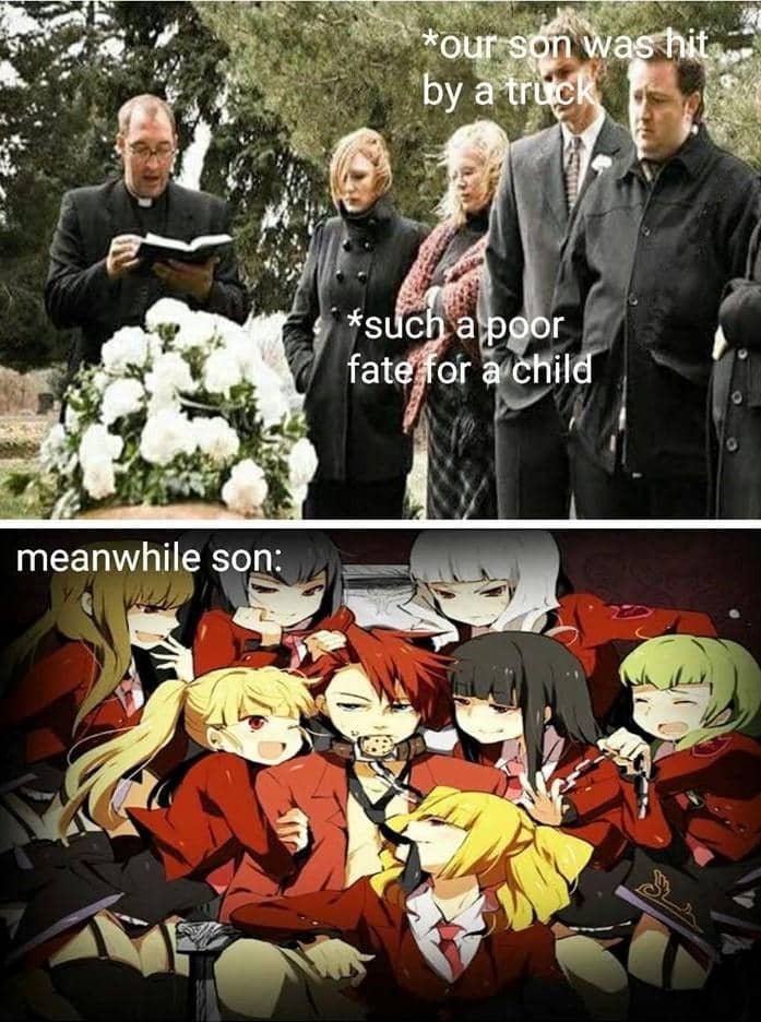 meme anime tentang isekai