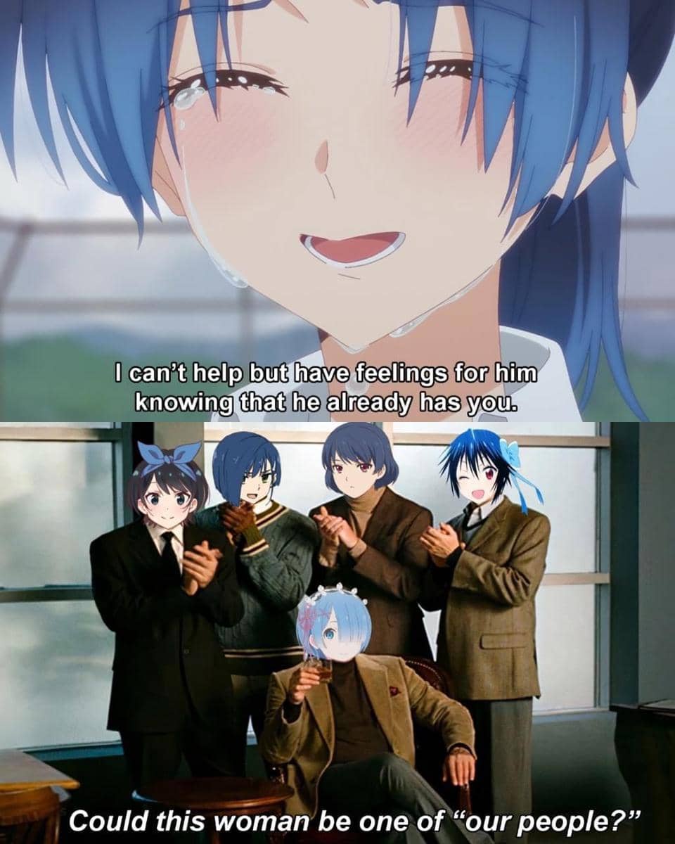 meme anime cewek rambut pendek