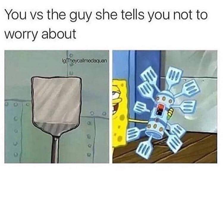 meme SpongeBob tentang kejadian sering terulang