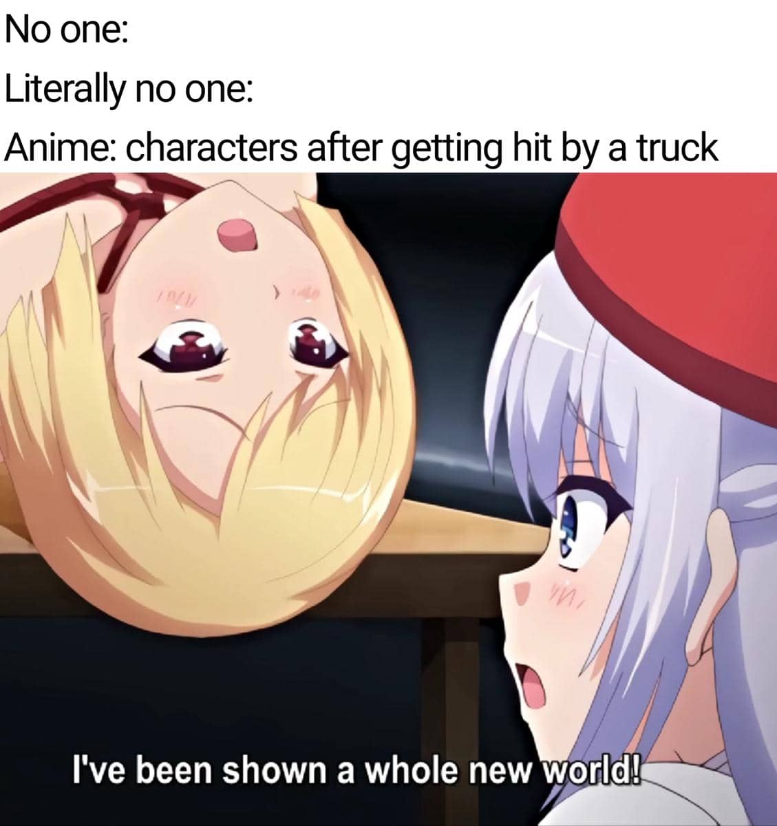 meme anime tentang isekai