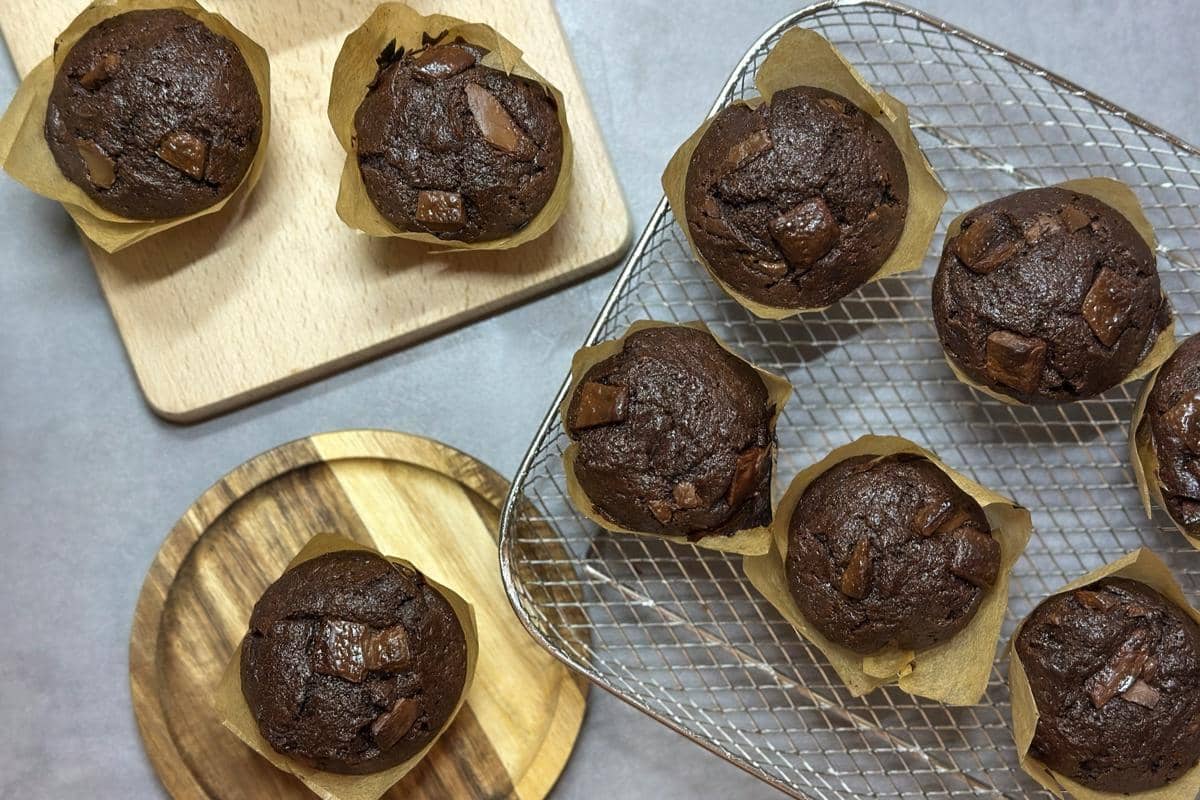 Resep Triple Chocolate Muffin Kukus, Gak Perlu Beli Lagi!