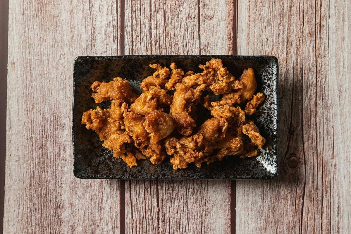 ilustrasi karaage dengan air fryer