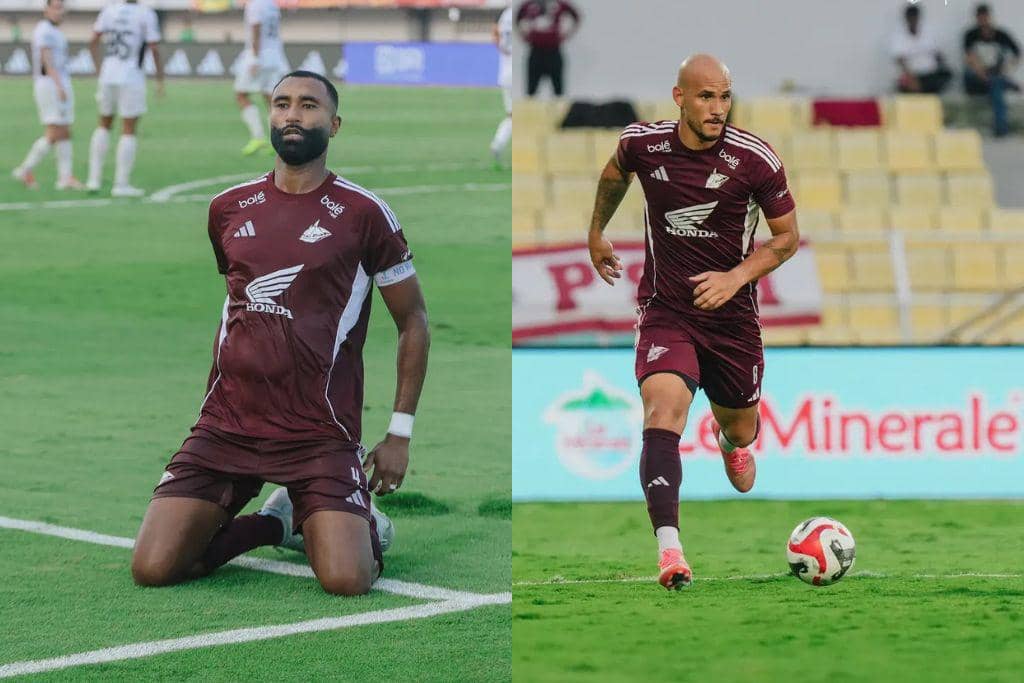 Penampilan pemain PSM Makassar, Yuran Fernandes dan Savio Roberto, pada musim 2025/2026.
