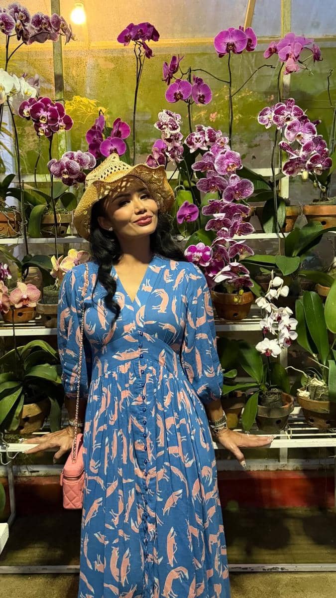 Krisdayanti berlibur ke Puncak Bogor