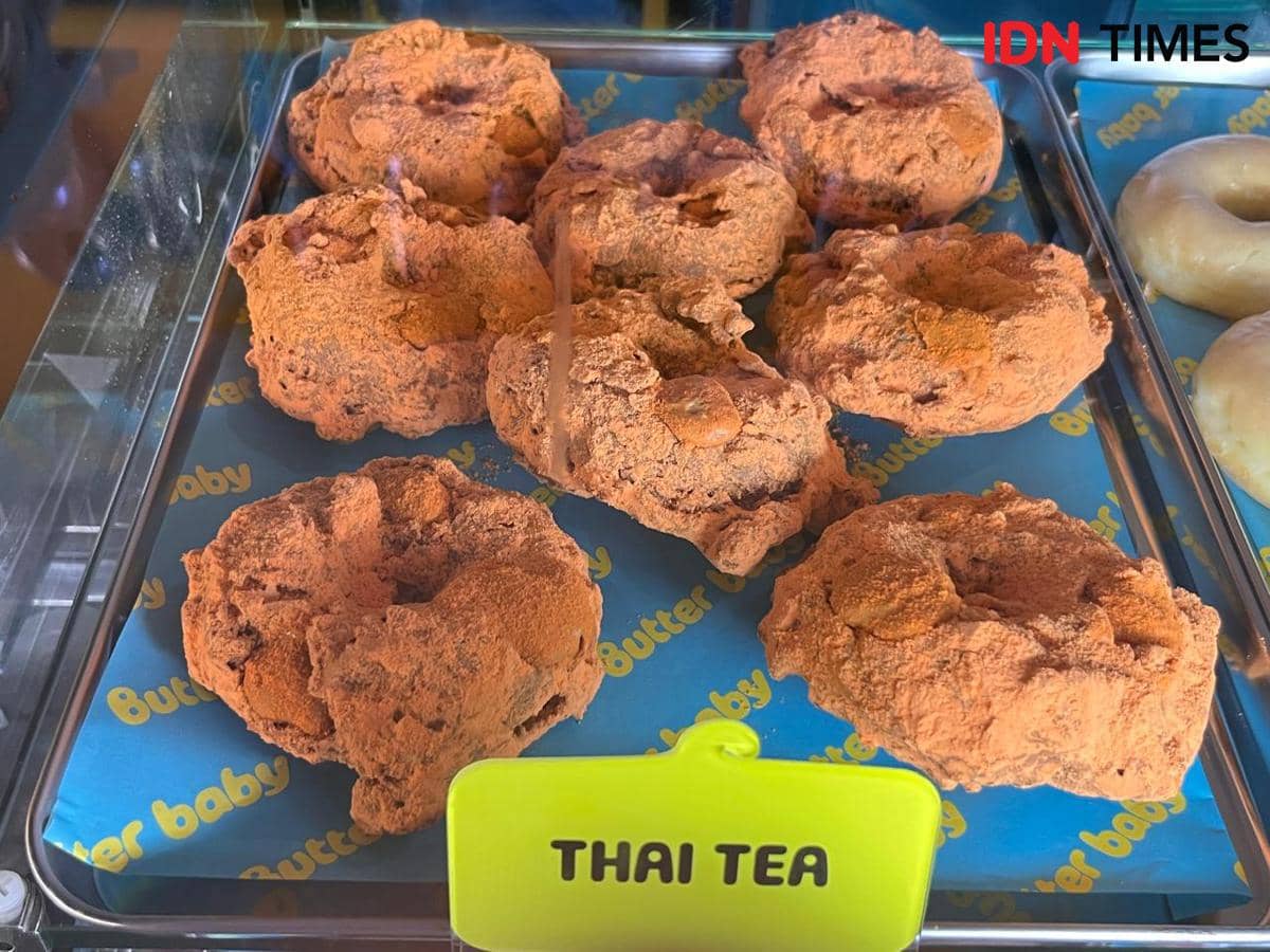 Menu Thai Tea Crunch, Butter Baby di Plaza Senayan, Jakarta Pusat