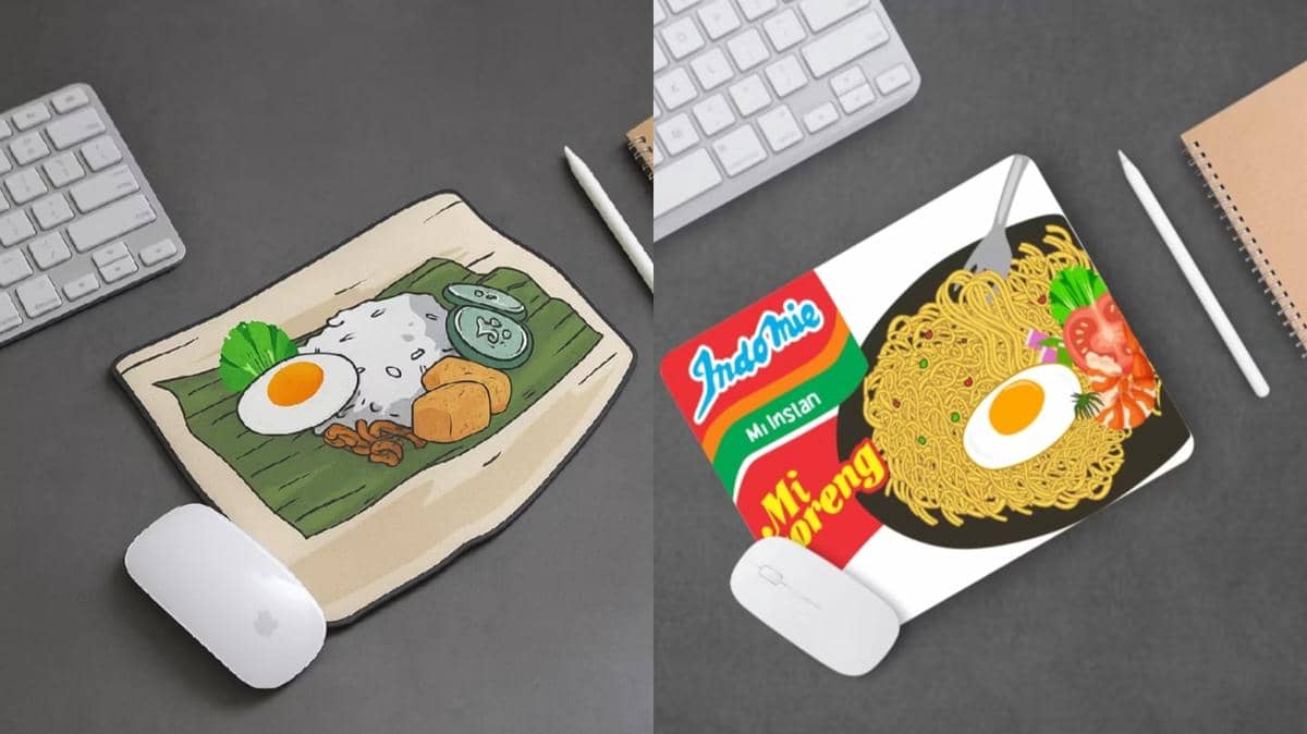 5 Mouse Pad Murah dan Lucu, Motif Nasi Bungkus Hingga Mi Instan