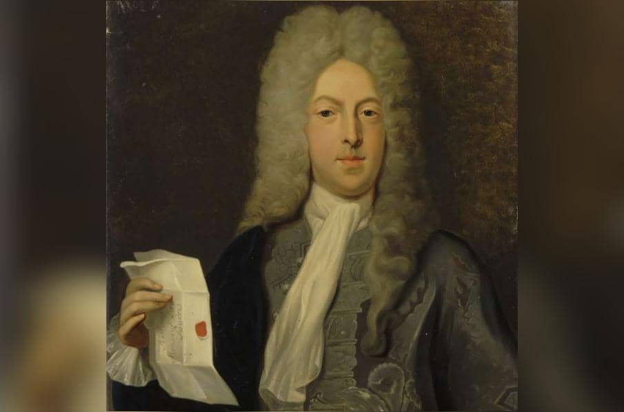 potret lukisan John Law