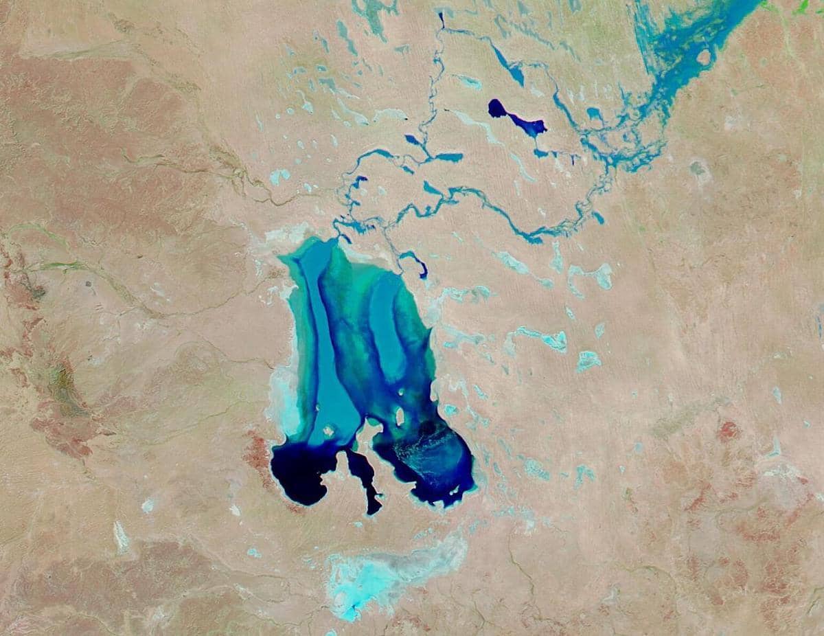 ilustrasi Danau Eyre