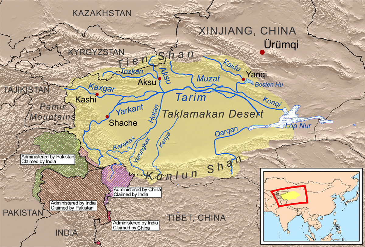 ilustrasi Tarim Basin