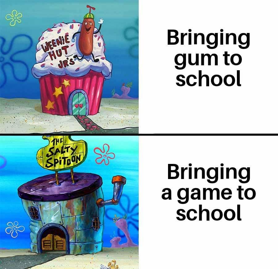 meme kartun tentang sekolah
