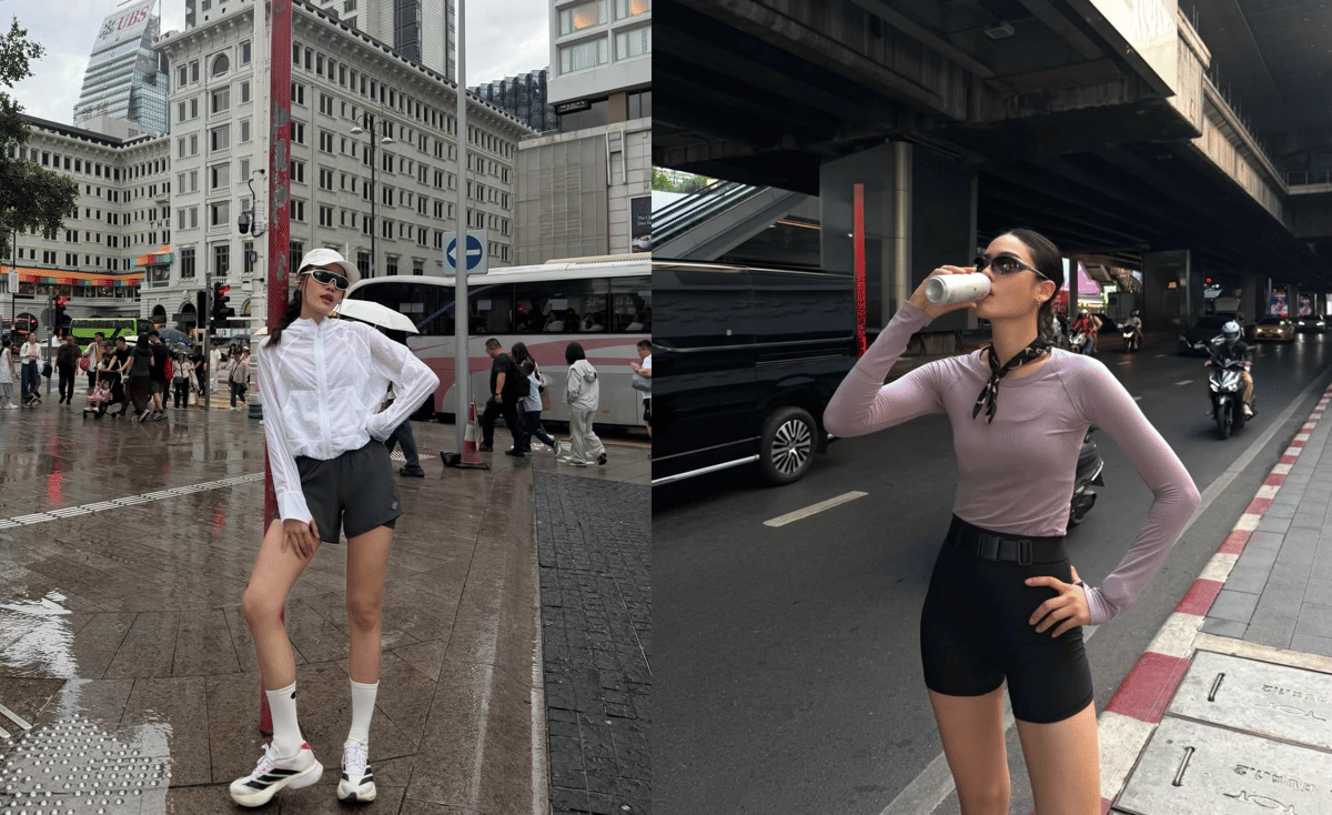8 Gaya Cewek Sporty ala Supermodel Thailand Pear Methakiat