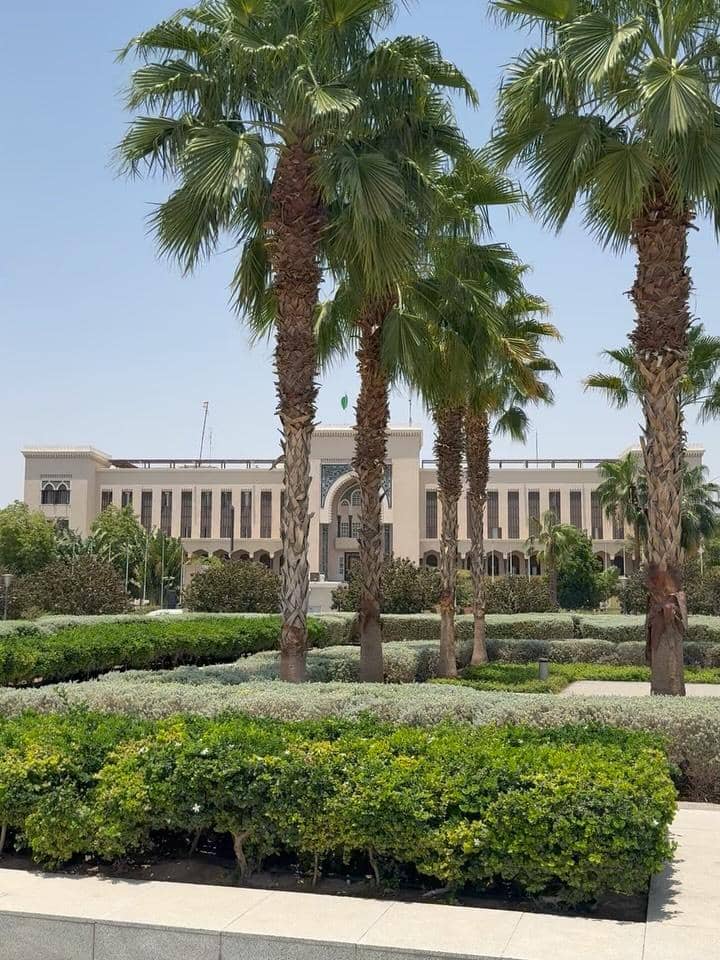 Fitri Carlina saat di Masjid Qisas Jeddah