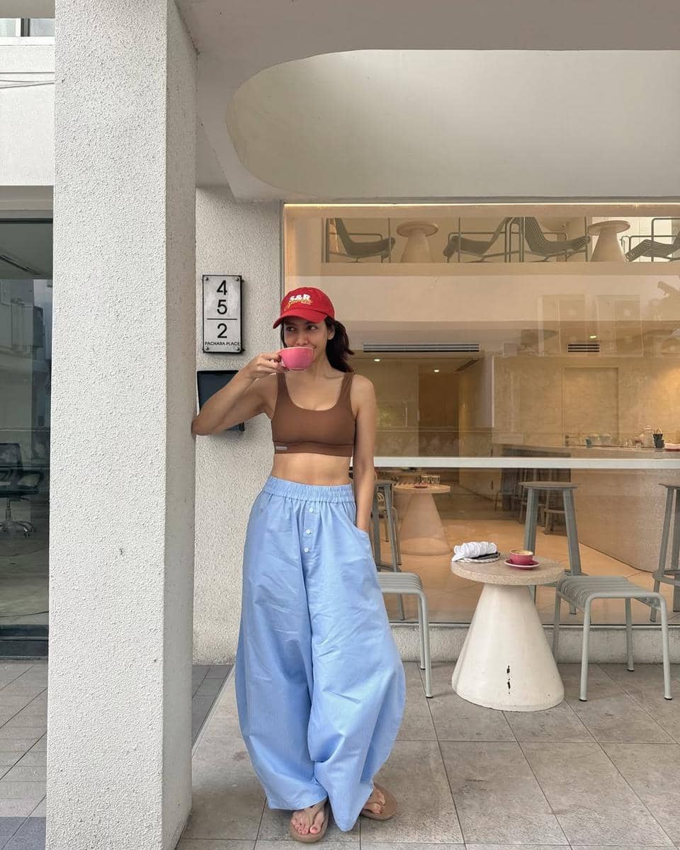 Outfit celana oversized