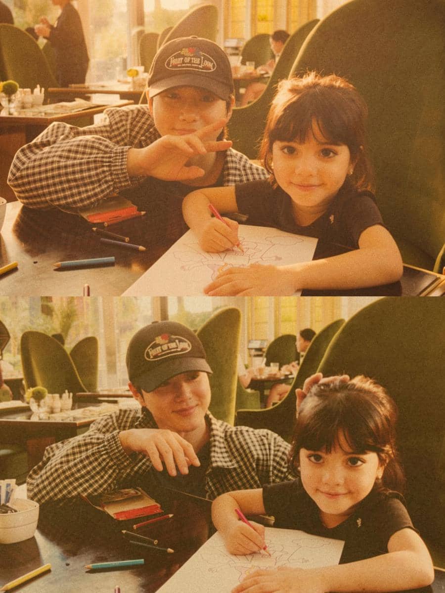 Anak Hamidah Rachmayanti berjumpa Suho EXO