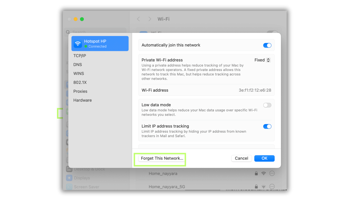 cara atasi wifi error di macbook