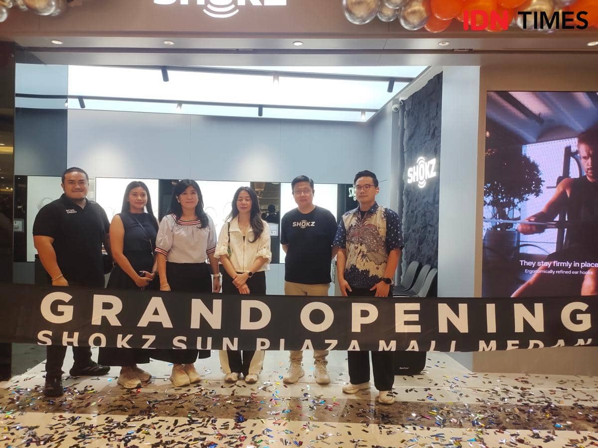 Shokz Resmikan Store di Sun Plaza Medan, Dukung Aktivitas Pegiat Olahraga