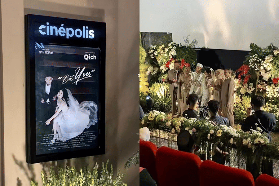 Menikah di Bioskop? Lihat Ide Unik dan Dekorasinya dari Pasangan Ini!