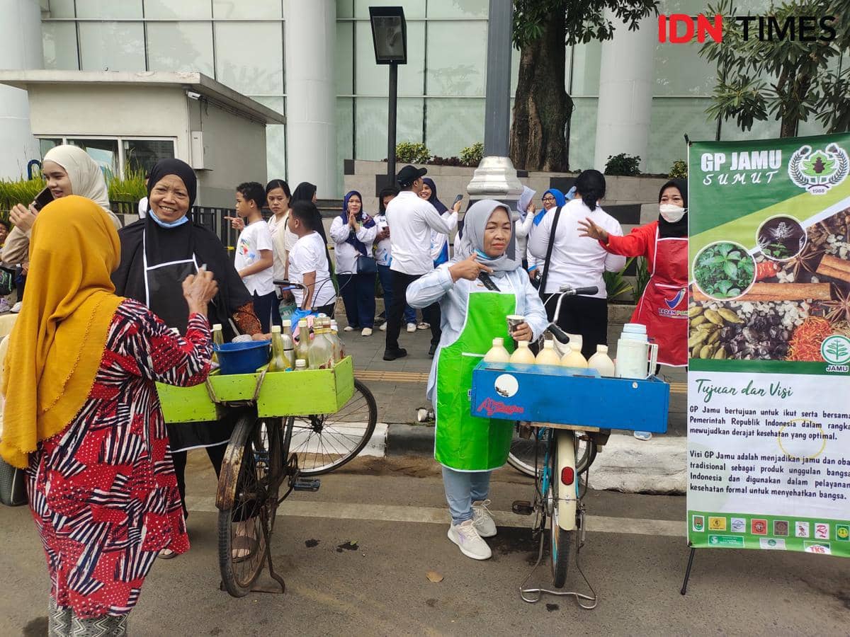 BPOM Kampanyekan Jamu Aman di CFD Medan, Bagikan Jamu Tanpa Bahan Kimia