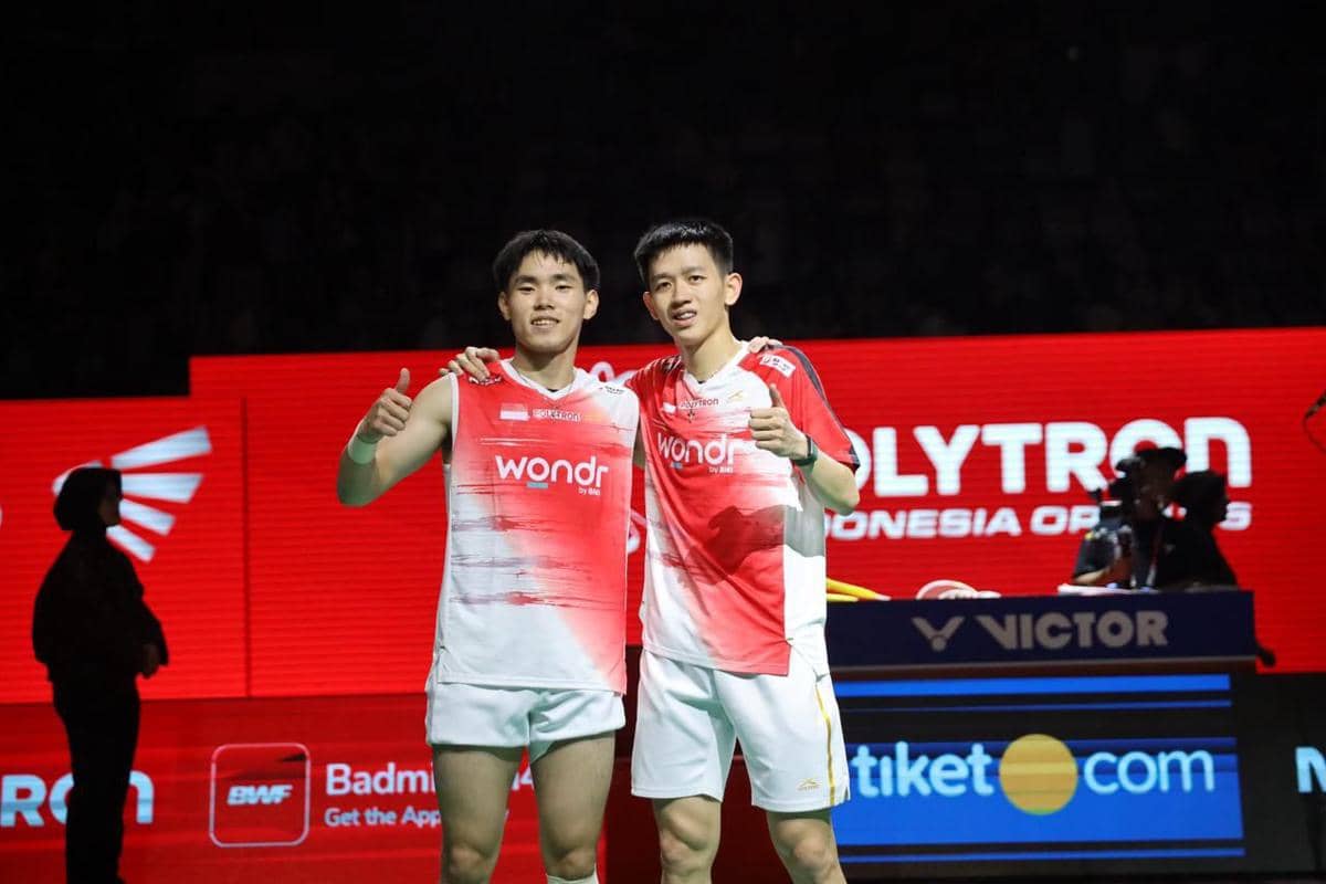 Binaan BNI-PBSI Bersinar, Raymond/Joaquin Tembus Final Indonesia Open