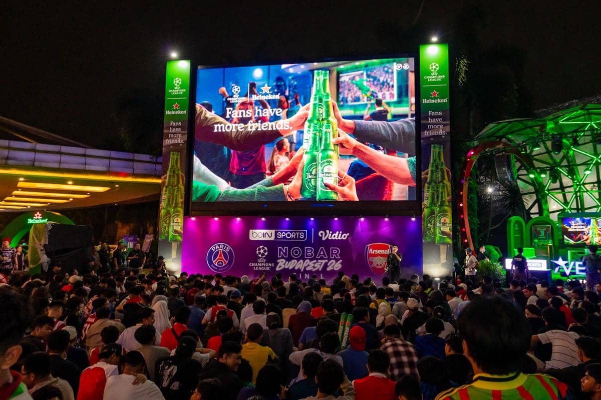 Atmosfer Keseruan Nobar Final Liga Champions Bersama Heineken