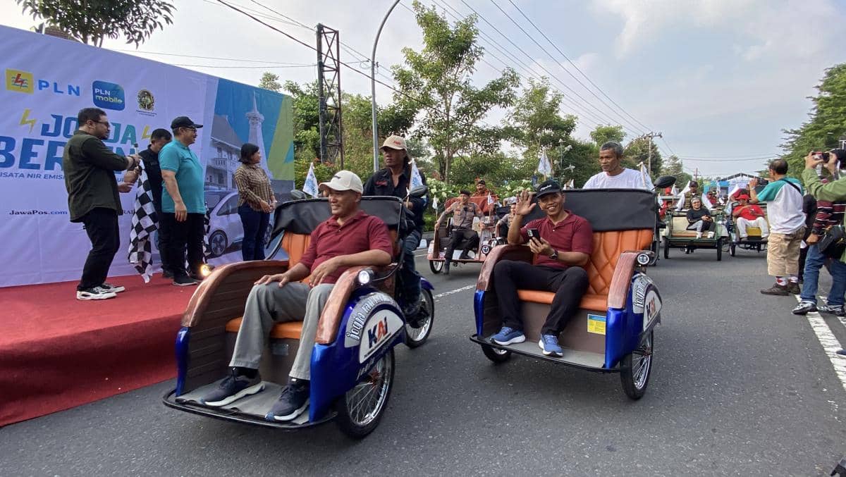 Becak Listrik Jadi Wajah Transformasi Hijau di Kota Yogyakarta
