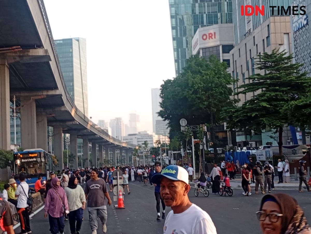 Suasana Car Free Day Rasuna Said, Minggu (7/6/2026)