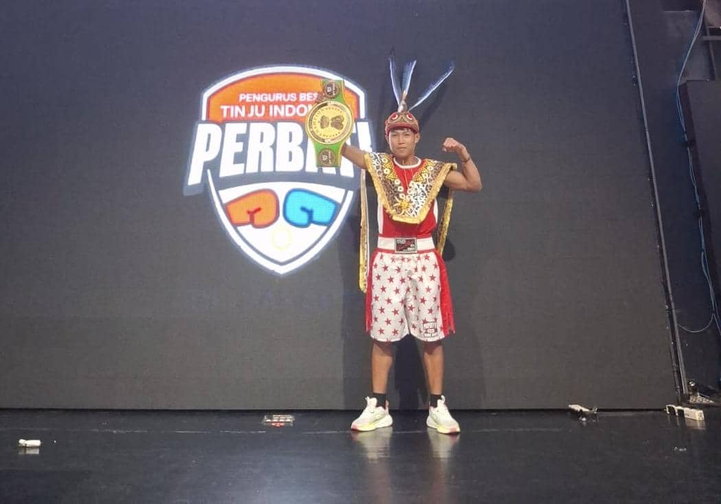 Petinju 17 Tahun Asal Ketapang Raih Sabuk Juara BySon, Menang TKO di Ronde Pertama