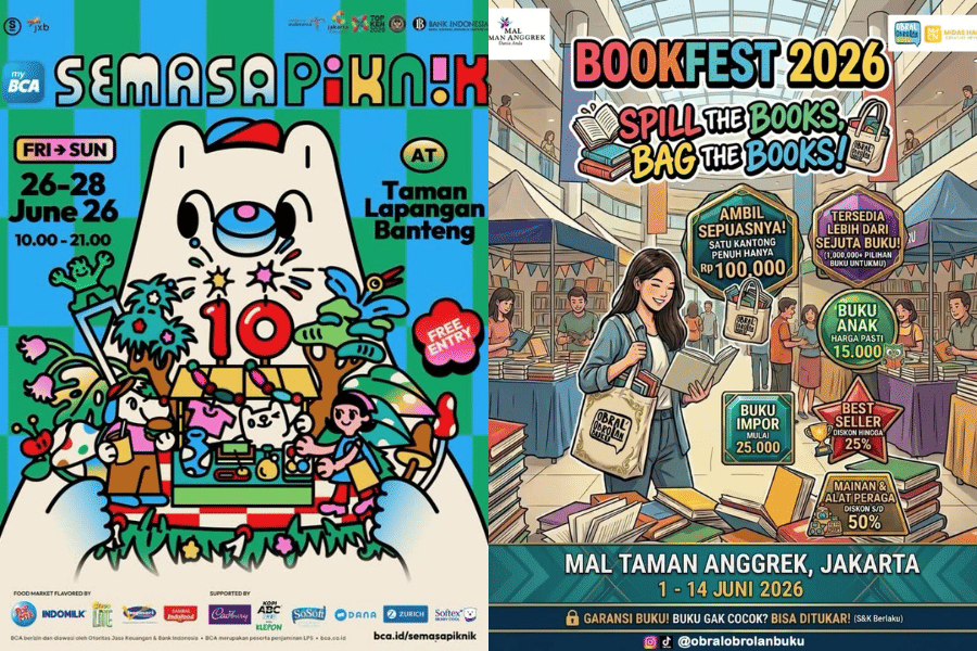 Daftar Event Belanja Juni 2026 di Jakarta, Berburu Promo Sepuasnya!
