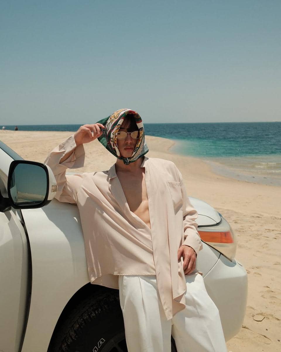 OOTD ke Pantai ala Est Supha