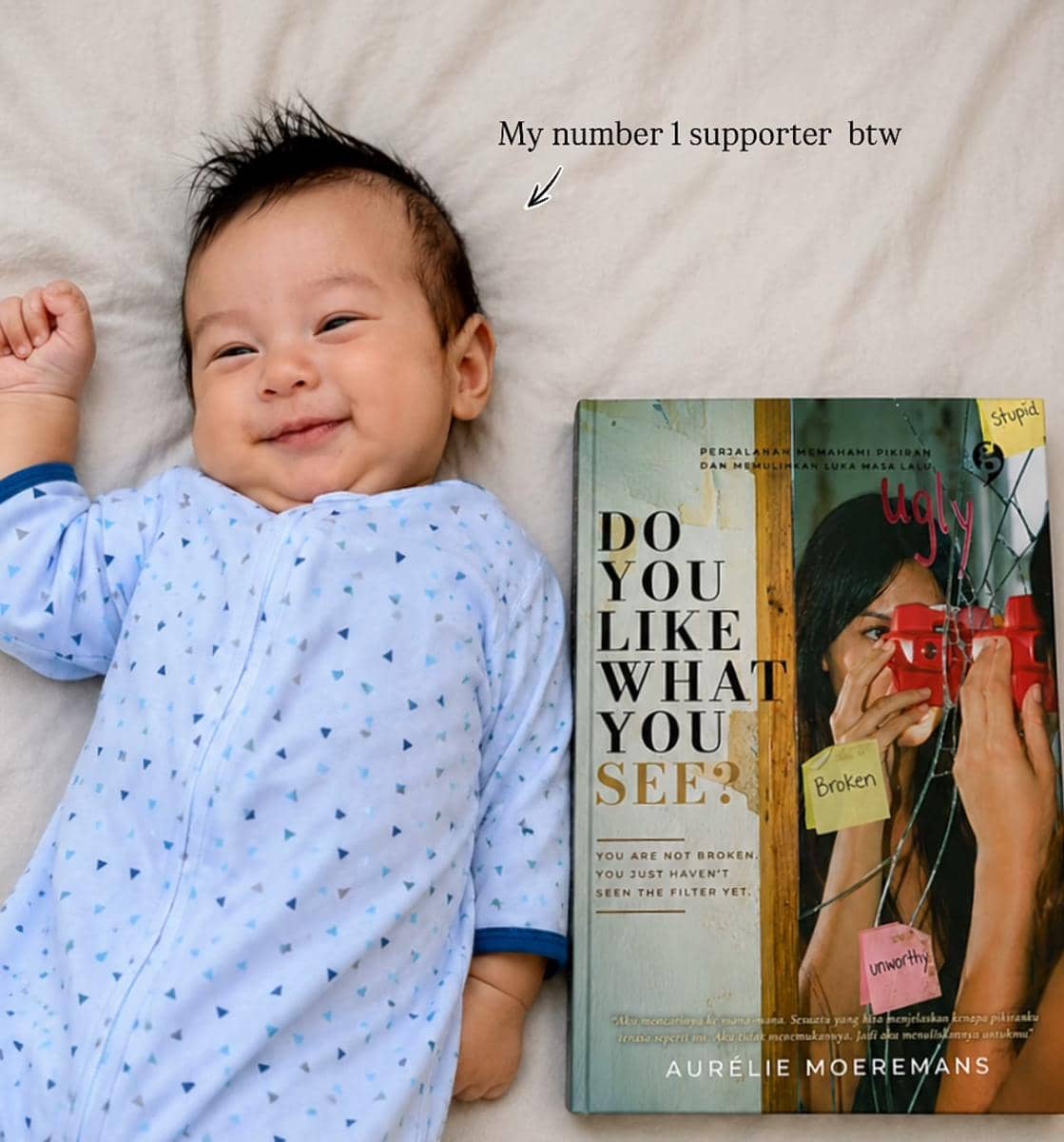 Aurelie Moeremans bikin buku baru lanjutan Broken Strings(instagram.com/aurelie)