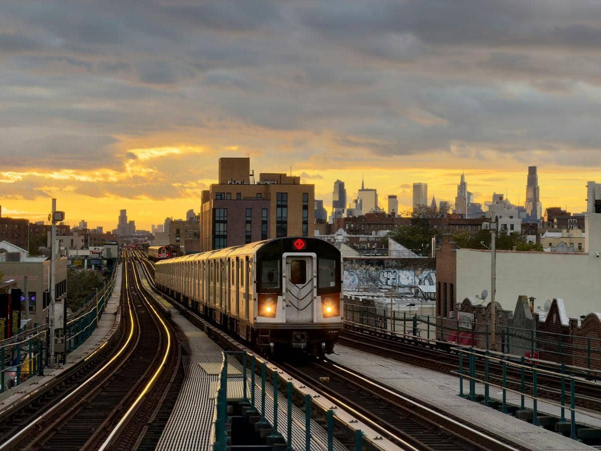 ilustrasi subway di area kota Amerika Serikat