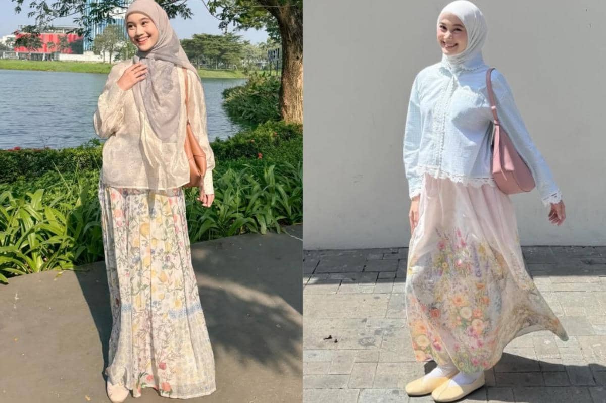 7 Ide Styling Floral Outfit ala Ravira Naila Khansa, So Pretty!
