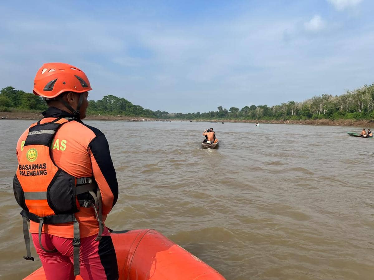 Bocah di Muba Hilang Tenggelam Saat Berenang di Sungai Musi