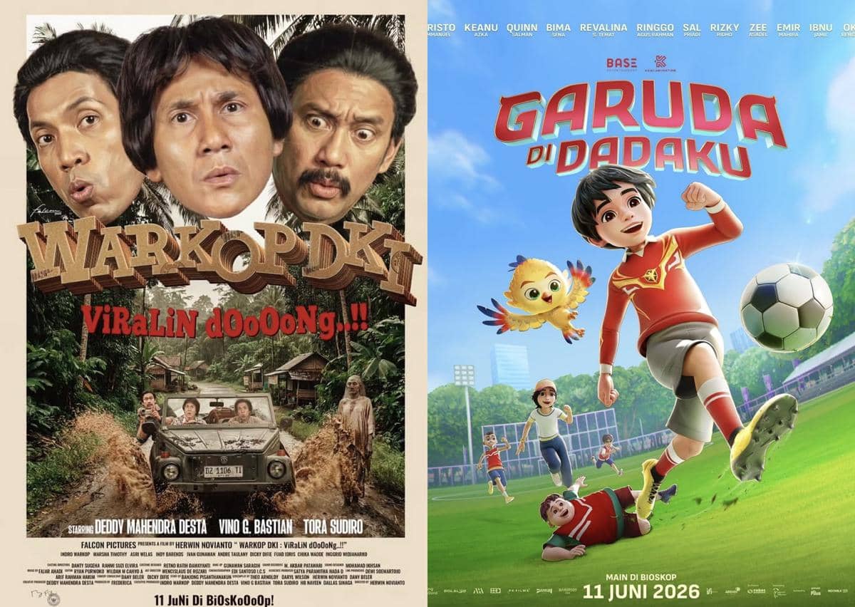 5 Film Tayang di Bioskop Indonesia Periode 8-14 Juni 2026, Apa Saja?
