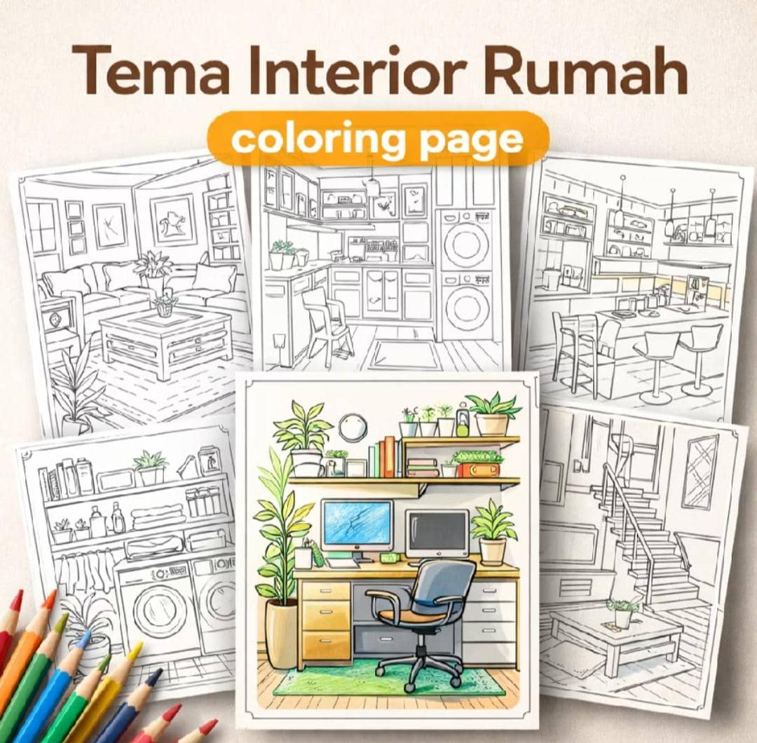 Rekomendasi buku mewarnai untuk dewasa.