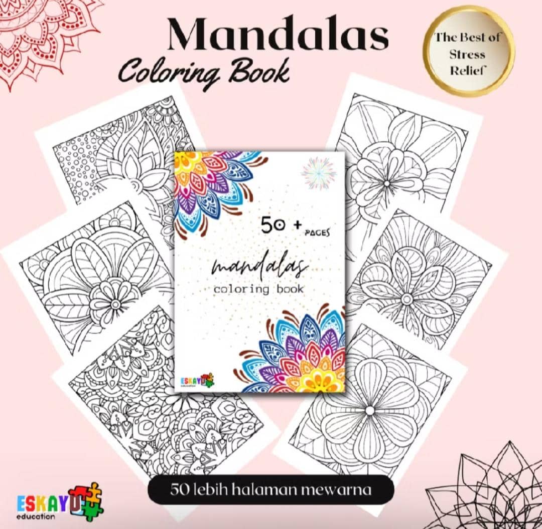 Rekomendasi buku mewarnai untuk dewasa.
