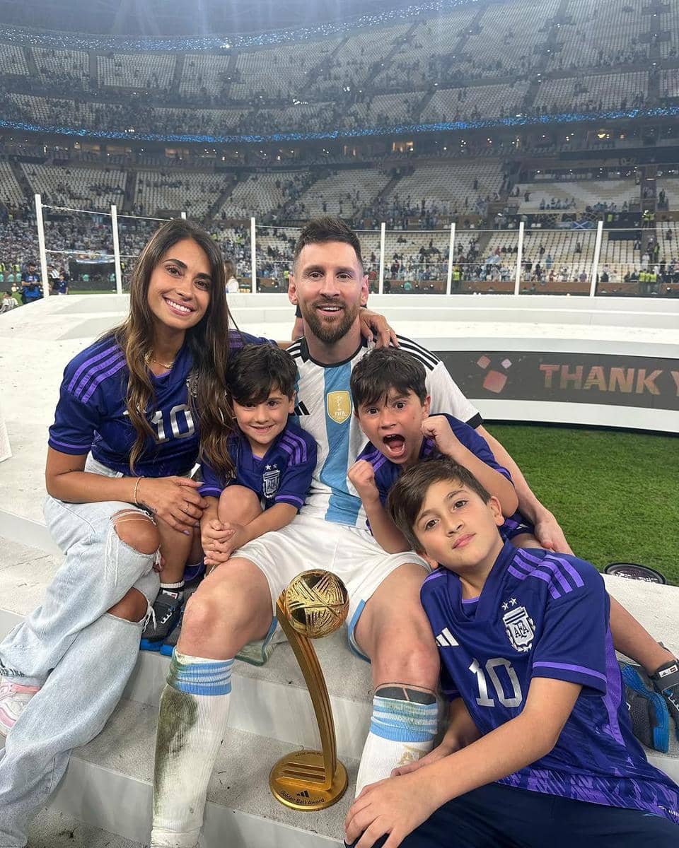 Potret keluarga Lionel Messi